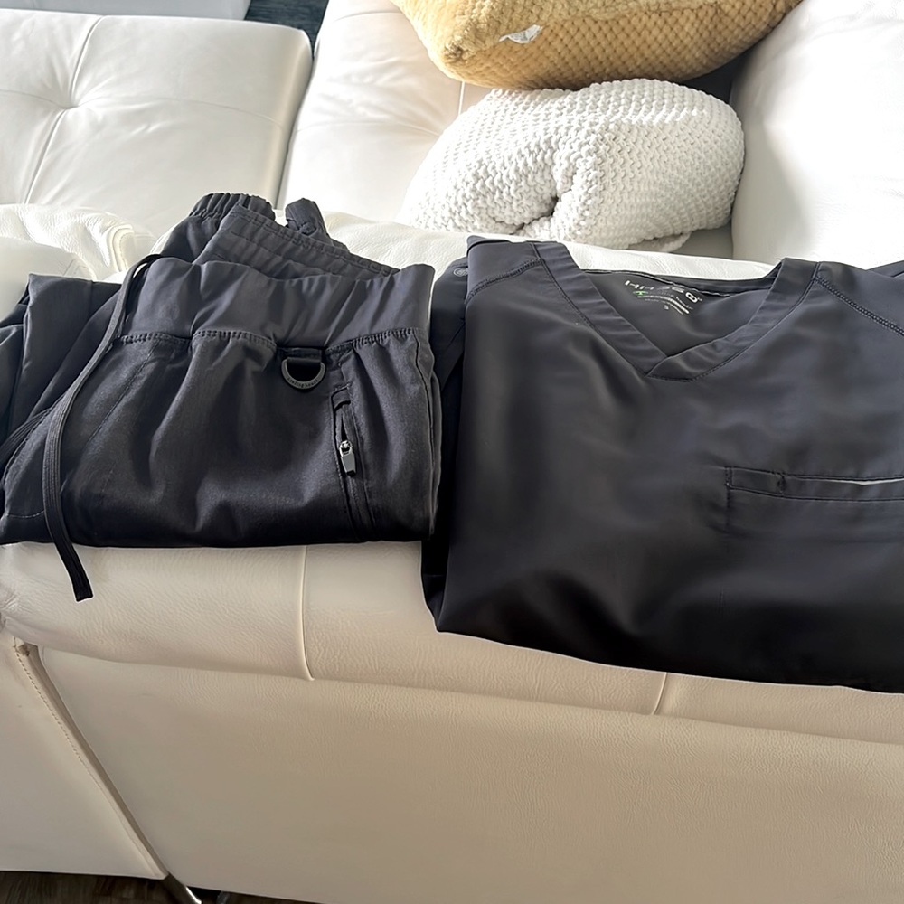 Gray scrubs for men